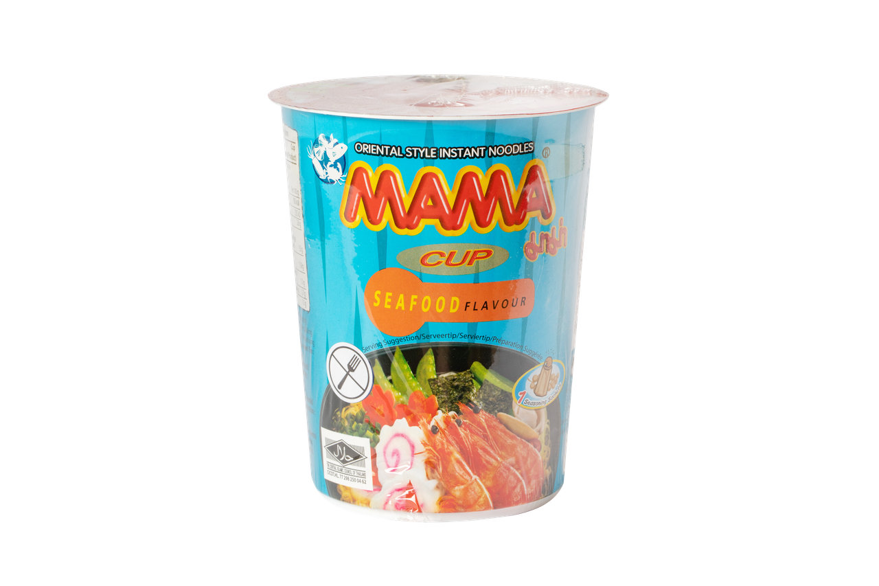 Локшина швидкого приготування з морепродуктами у стаканчику MAMA 70 г