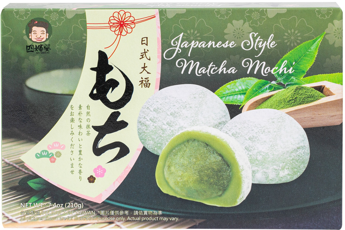 Десерт тістечко моті (мочі) Matcha SZU SHEN PO 210 г