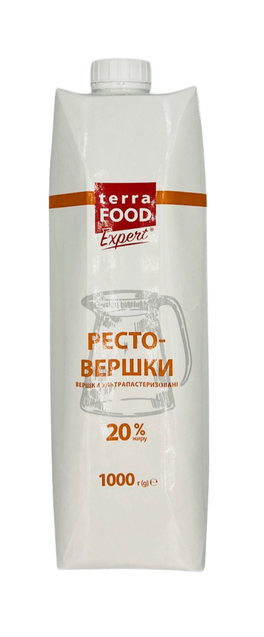 Вершки 20% Terra Food Expert 1 л/1 кг