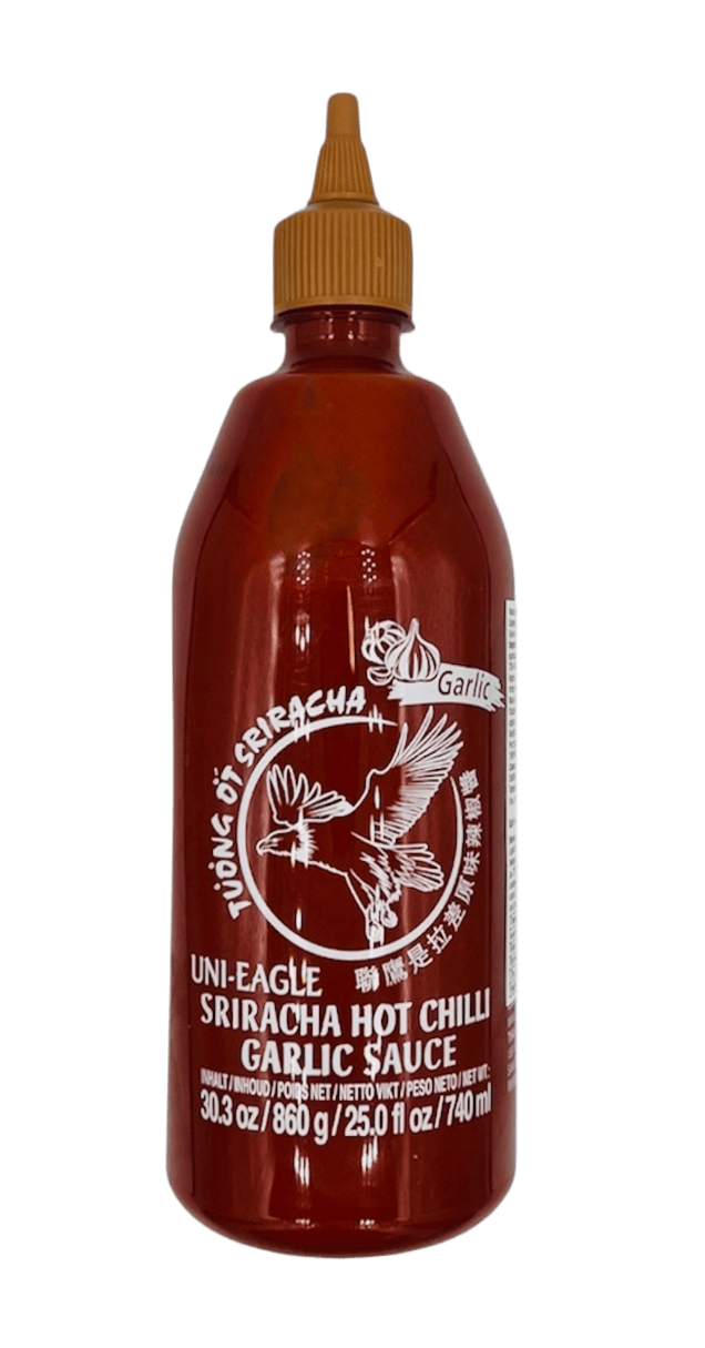 Соус шрірача UNI-EAGLE Hot Chilli Garlic 0,740 л/0,86 кг