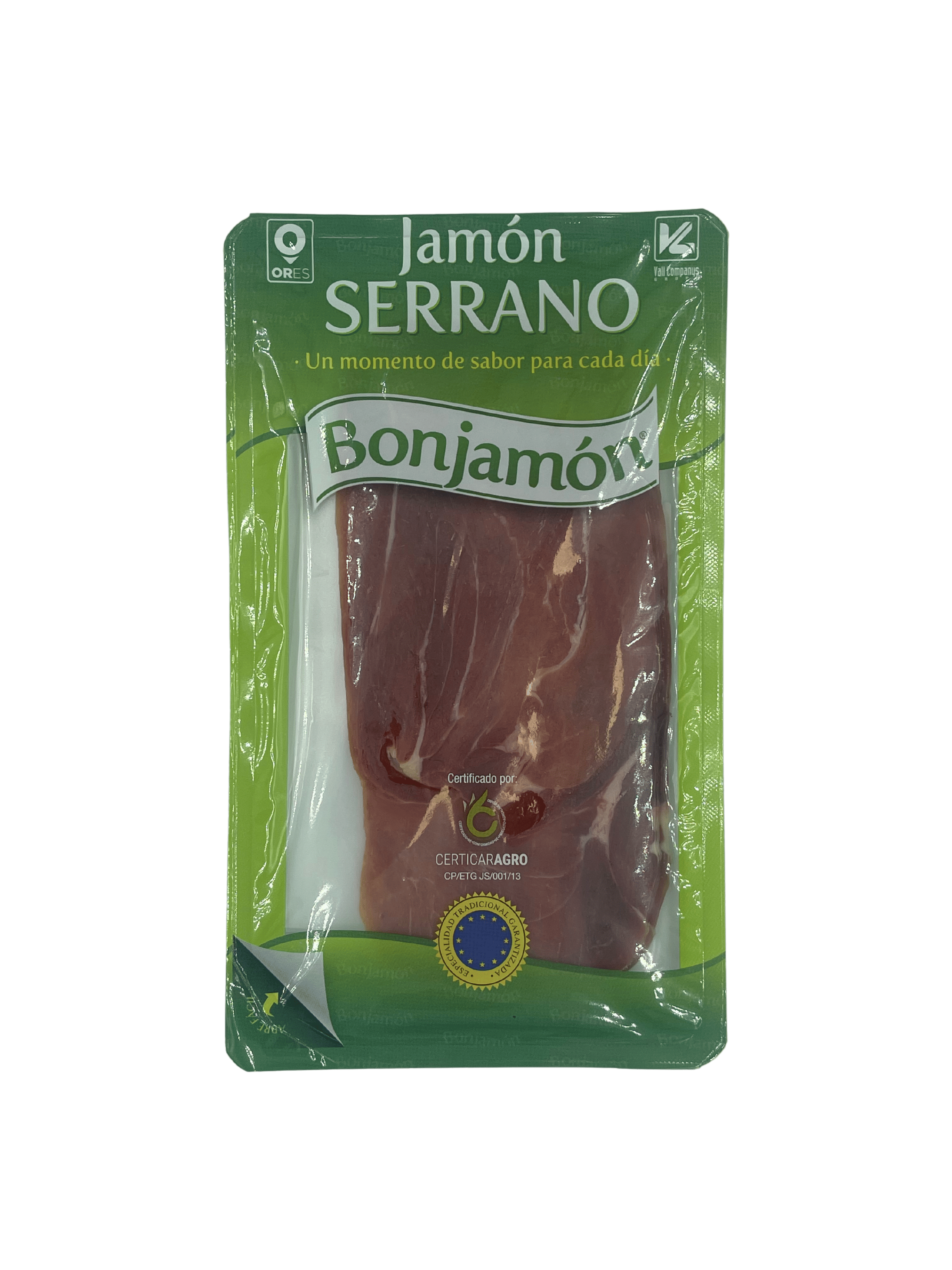 Хамон Серрано, нарізаний (BONJAMON). 100 г