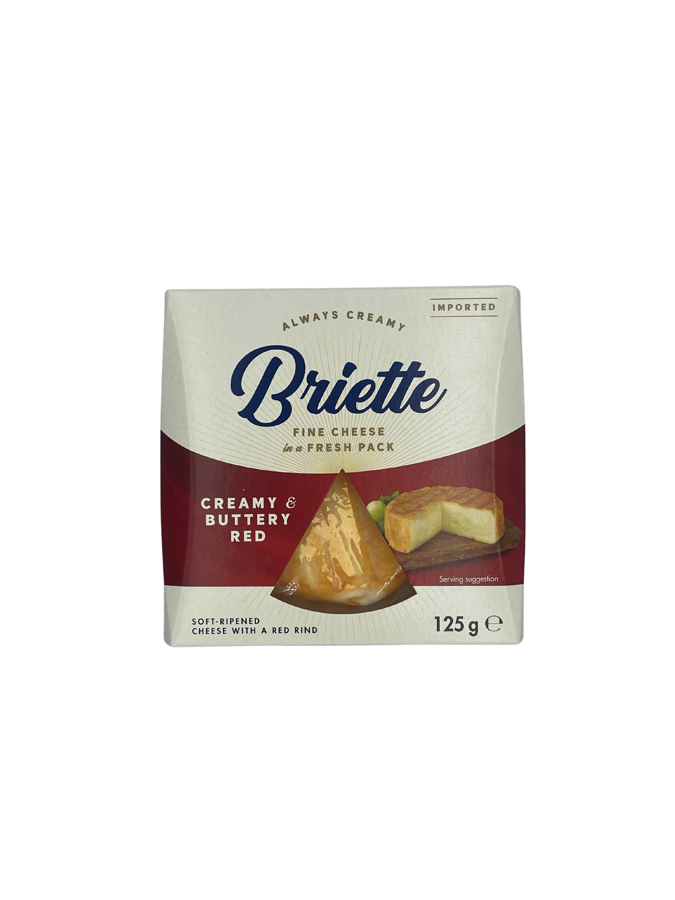 Сир Briette Creamy & Buttery Red (Kaserei) 60% 125 г