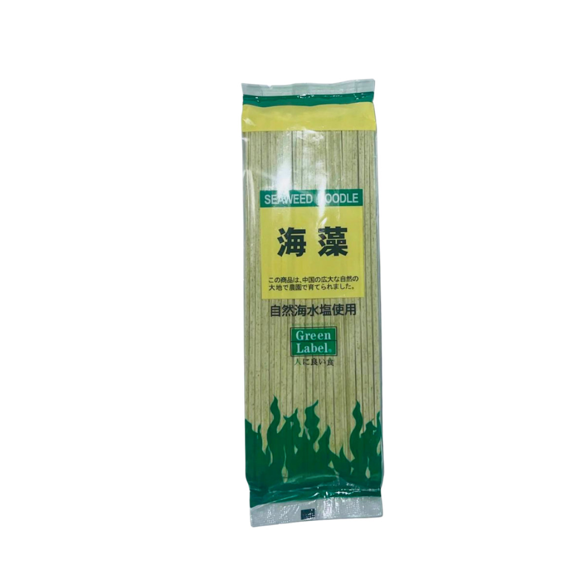 Локшина пшенична удон с морськими водоростями Green Label  0,3 кг